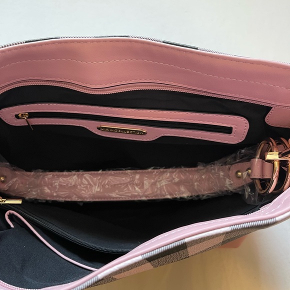 Vivien Checker Hobo and Wallet by Mia K - Picture 6 of 7